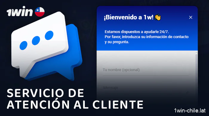 Chat con asistencia de 1win: asistencia las 24 horas del día