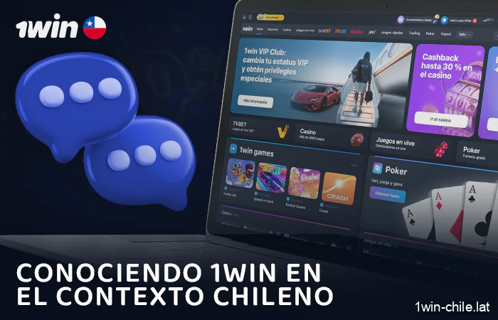 Presentación del sitio web 1Win - Información para usuarios de Chile