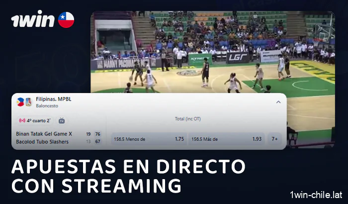 Apuestas en directo en partidos deportivos con retransmisión en la página web 1Win