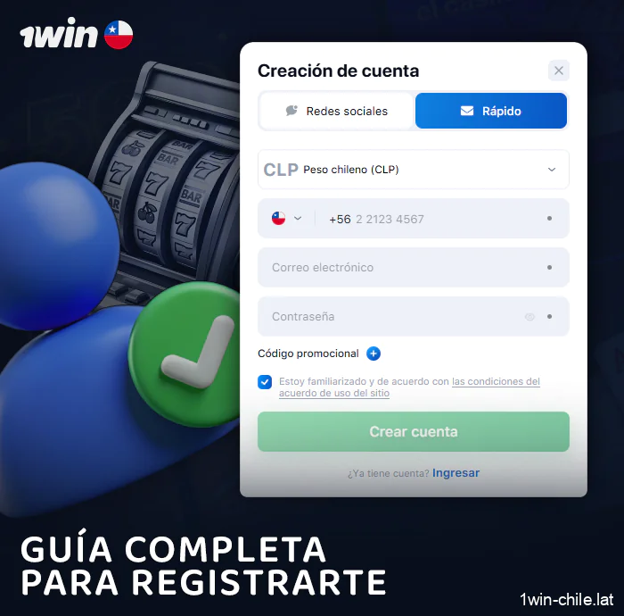 Creación de una cuenta en 1Win: instrucciones paso a paso para nuevos jugadores